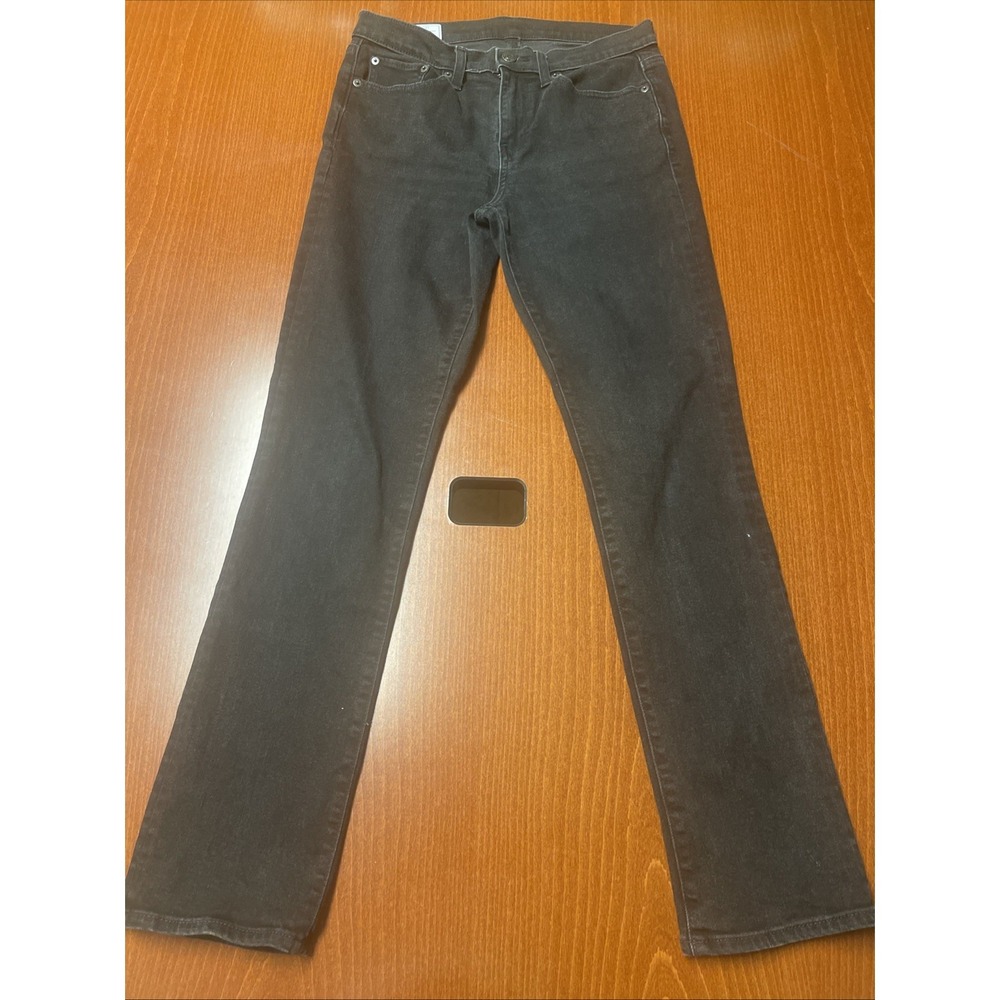 Gap Womens Classic Straight Jeans Size 6/28 Black Mid Rise 28" Inseam